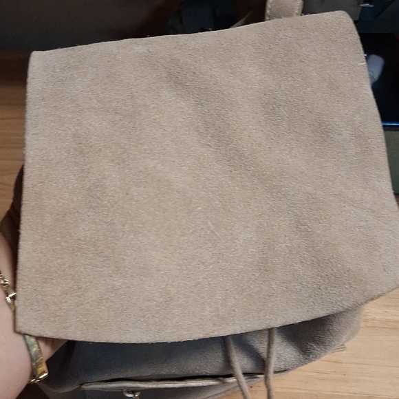 Ugg Mini Suede Leather Backpack Beige  RARE UGG | Bags | Ugg Mini Suede Leather Backpack Beige Rare  main image 4